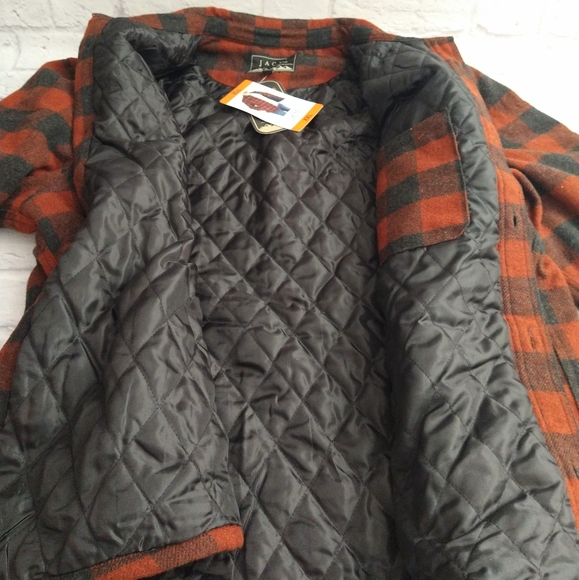 Jachs Jackets & Coats Jachs New York Wool Blend Plaid Shirt Jacket